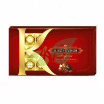 Шоколадные конфеты Коркунов ассорти темный и молочный шоколад 190 грамм
