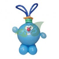 Смешарик Крош из воздушных шариков
